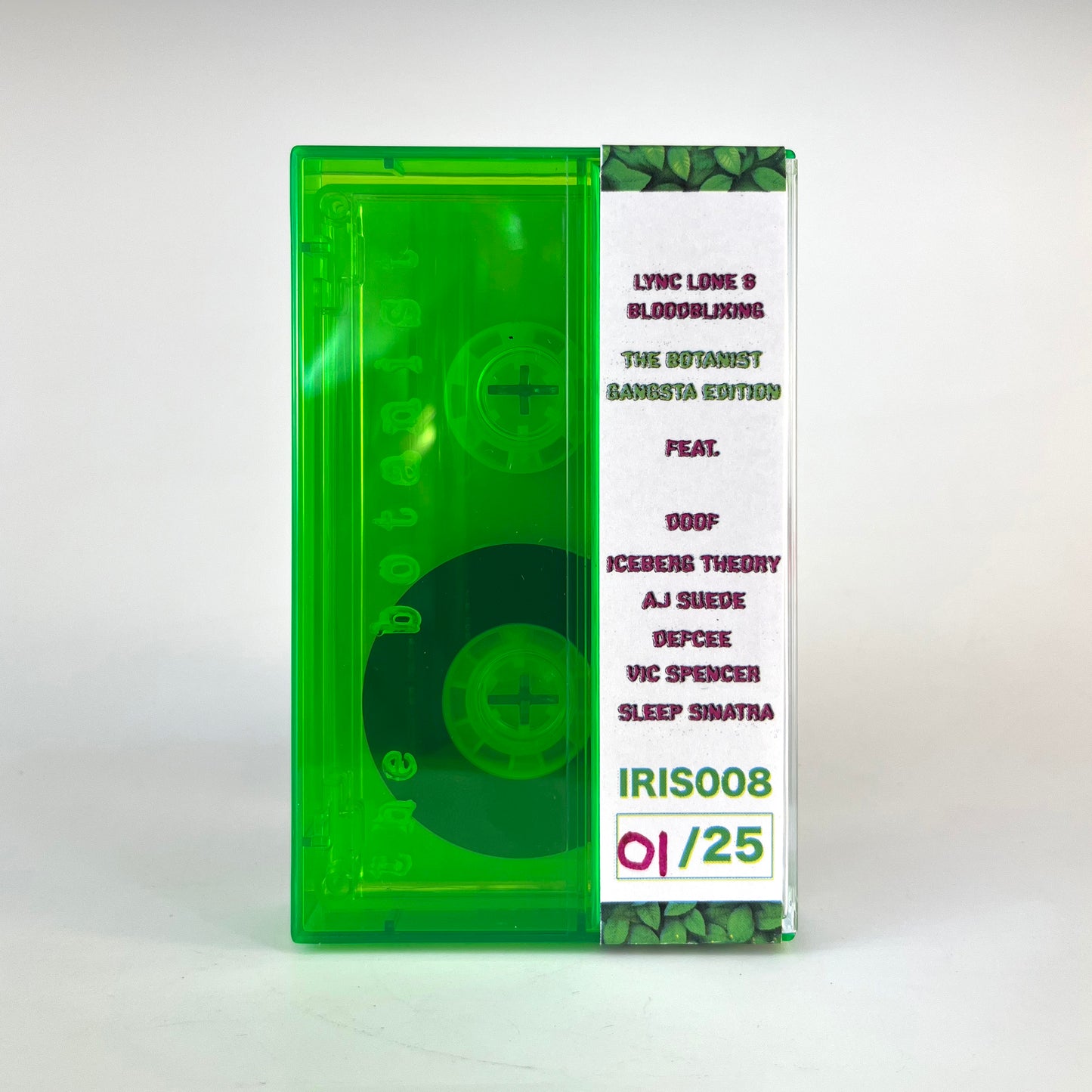IRIS008 BloodBlixing & Lync Lone The Botanist GANGSTA EDITION Cassette
