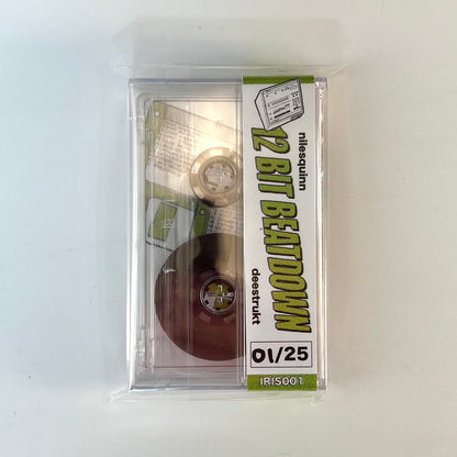 IRIS001 The Mighty Quinn vs. The Diabolical Deestrukt - 12 bit Beatdown cassette tape