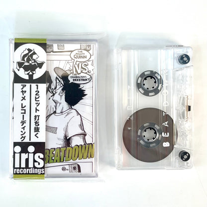 IRIS001 The Mighty Quinn vs. The Diabolical Deestrukt - 12 bit Beatdown cassette tape