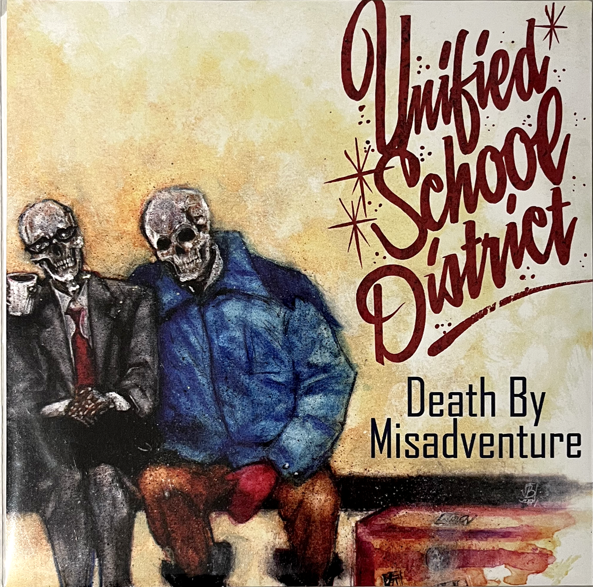 Unified School District Death By Misadventure EP 7" Vinyl Record