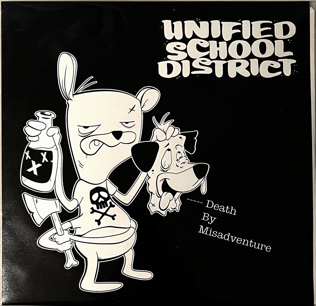 Unified School District Death By Misadventure EP 7" Vinyl Record