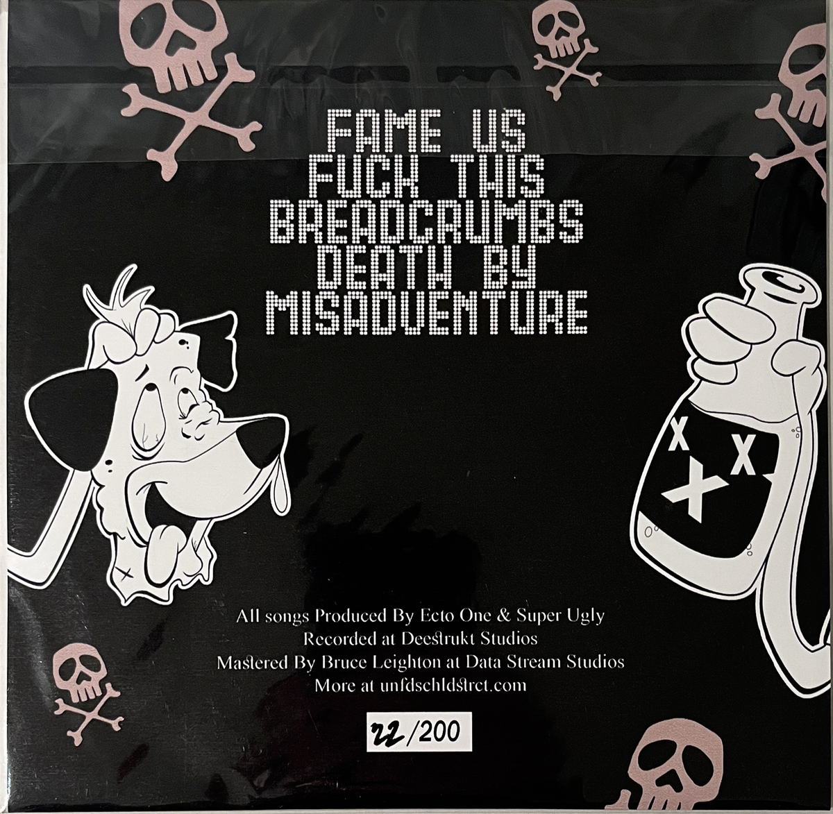Unified School District Death By Misadventure EP 7" Vinyl Record