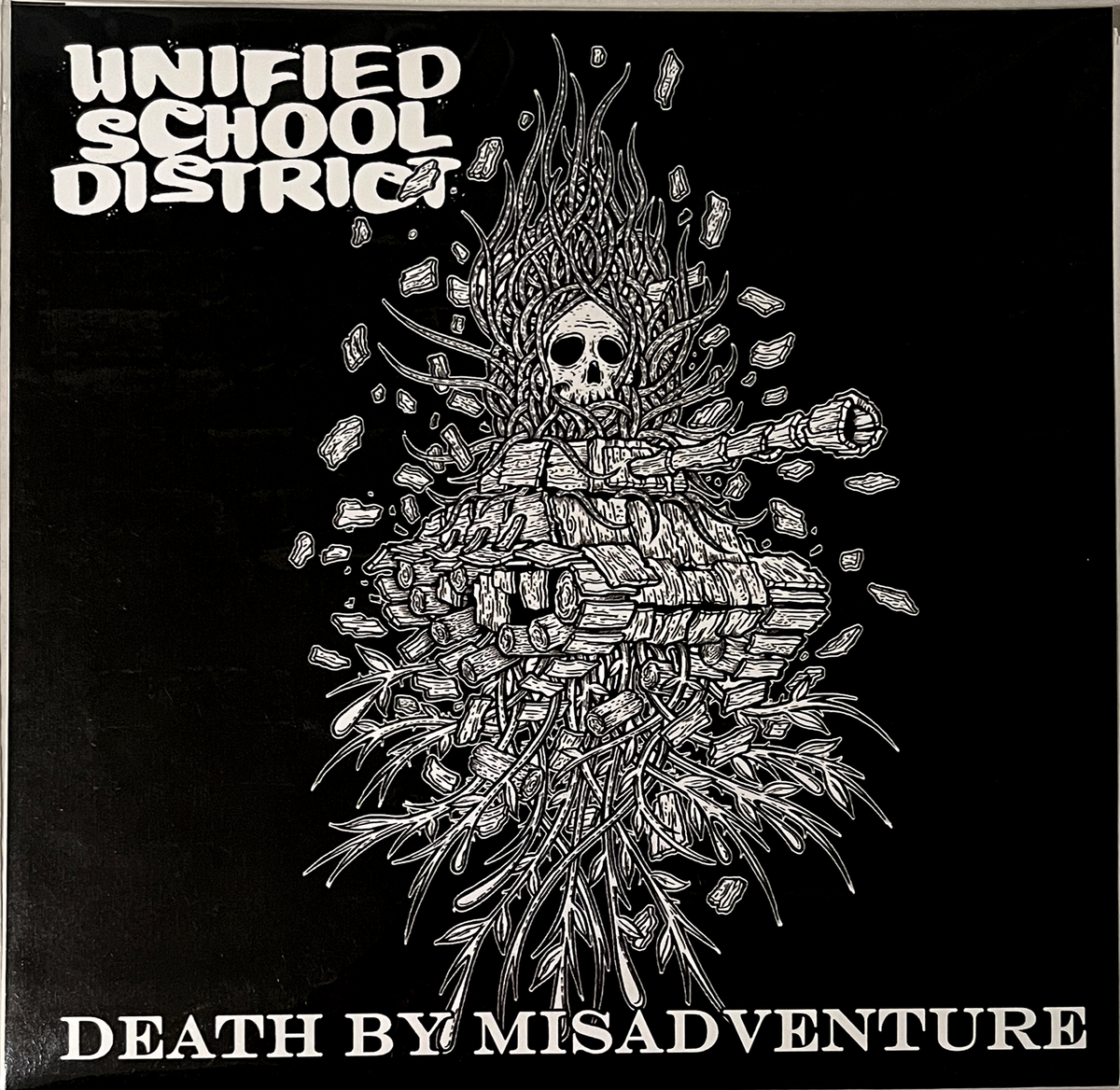 Unified School District Death By Misadventure EP 7" Vinyl Record