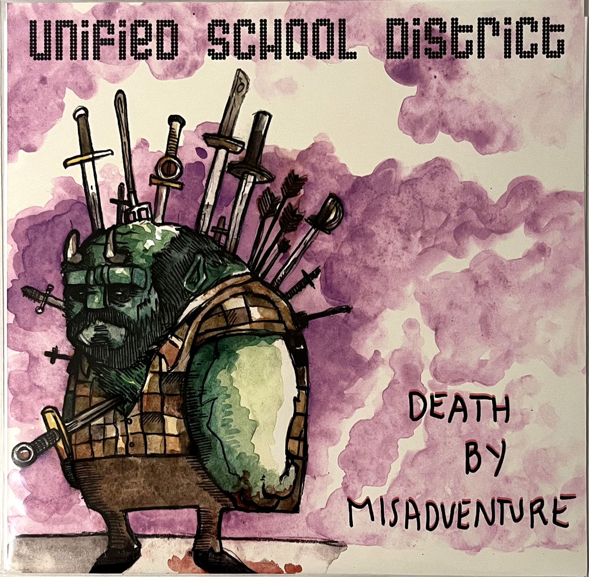 Unified School District Death By Misadventure EP 7" Vinyl Record